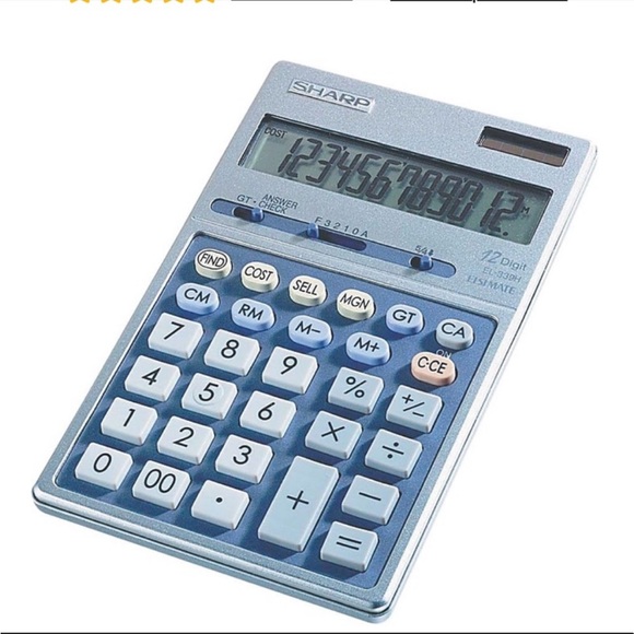 🔵 3/ $15 - Sharp 12-Digit Display Calculator - Perfect For Work or Home - Picture 4 of 7